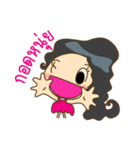 Nong Chompoo cute girl（個別スタンプ：35）