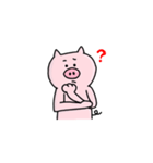 シンプルなぶたくんの日常（個別スタンプ：27）