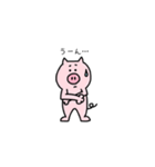 シンプルなぶたくんの日常（個別スタンプ：31）