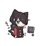 黒猫少年8（個別スタンプ：35）