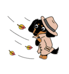 Daks black tan and Toy poodle（個別スタンプ：28）