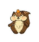 Lovely squirrels（個別スタンプ：1）