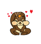 Lovely squirrels（個別スタンプ：3）