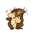 Lovely squirrels（個別スタンプ：7）