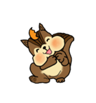 Lovely squirrels（個別スタンプ：10）