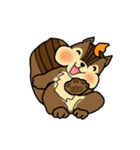 Lovely squirrels（個別スタンプ：13）