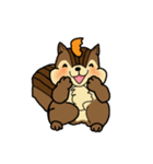 Lovely squirrels（個別スタンプ：14）