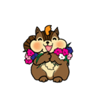 Lovely squirrels（個別スタンプ：15）