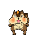 Lovely squirrels（個別スタンプ：16）