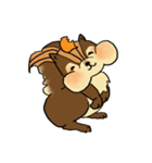 Lovely squirrels（個別スタンプ：18）