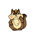Lovely squirrels（個別スタンプ：23）