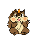 Lovely squirrels（個別スタンプ：24）