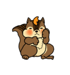 Lovely squirrels（個別スタンプ：25）