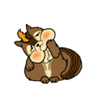 Lovely squirrels（個別スタンプ：26）