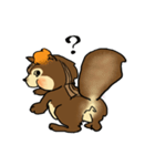 Lovely squirrels（個別スタンプ：31）