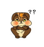 Lovely squirrels（個別スタンプ：35）