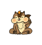 Lovely squirrels（個別スタンプ：37）