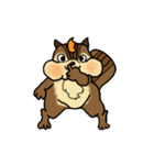 Lovely squirrels（個別スタンプ：40）