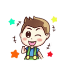 マリ と ドリアン 家族を愛し（個別スタンプ：36）