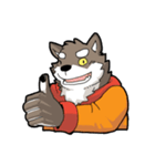 Brown Wolf（個別スタンプ：8）