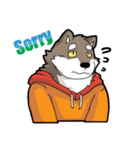 Brown Wolf（個別スタンプ：14）