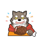 Brown Wolf（個別スタンプ：24）
