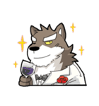 Brown Wolf（個別スタンプ：26）