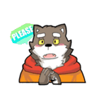 Brown Wolf（個別スタンプ：34）