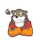 Brown Wolf（個別スタンプ：39）