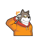Brown Wolf（個別スタンプ：40）