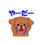 トイプーのルナちゃん（個別スタンプ：12）