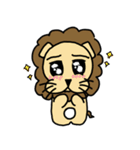 cute fat lion "leo mo" Part 2 (no word)（個別スタンプ：2）