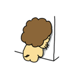 cute fat lion "leo mo" Part 2 (no word)（個別スタンプ：7）