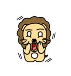 cute fat lion "leo mo" Part 2 (no word)（個別スタンプ：8）
