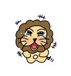 cute fat lion "leo mo" Part 2 (no word)（個別スタンプ：13）