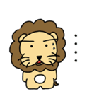 cute fat lion "leo mo" Part 2 (no word)（個別スタンプ：14）