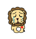 cute fat lion "leo mo" Part 2 (no word)（個別スタンプ：22）