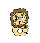 cute fat lion "leo mo" Part 2 (no word)（個別スタンプ：23）