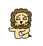 cute fat lion "leo mo" Part 2 (no word)（個別スタンプ：25）
