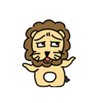 cute fat lion "leo mo" Part 2 (no word)（個別スタンプ：30）