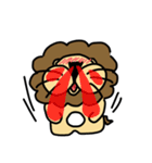 cute fat lion "leo mo" Part 2 (no word)（個別スタンプ：35）
