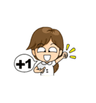 Small Hospital Nurse (Prettycat moving)（個別スタンプ：14）