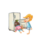 LOLO and HoiHoi aubergine story V5.0（個別スタンプ：36）