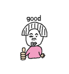 おもわず笑っちゃうブスカワイイ子（個別スタンプ：39）