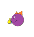 Little Purple Devil（個別スタンプ：7）