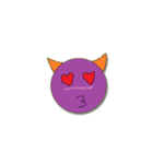 Little Purple Devil（個別スタンプ：9）