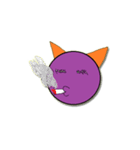 Little Purple Devil（個別スタンプ：34）