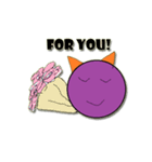 Little Purple Devil（個別スタンプ：39）