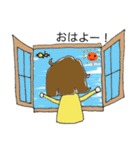 黄色い服の女の子（個別スタンプ：2）