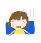 黄色い服の女の子（個別スタンプ：14）
